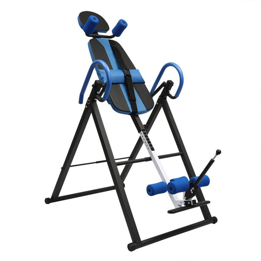 150Kg Foldable Inversion Table Gravity Hang Back Pain Relief and Fitness - Inversion Table Massage Back 29.13*45.27*59.84In