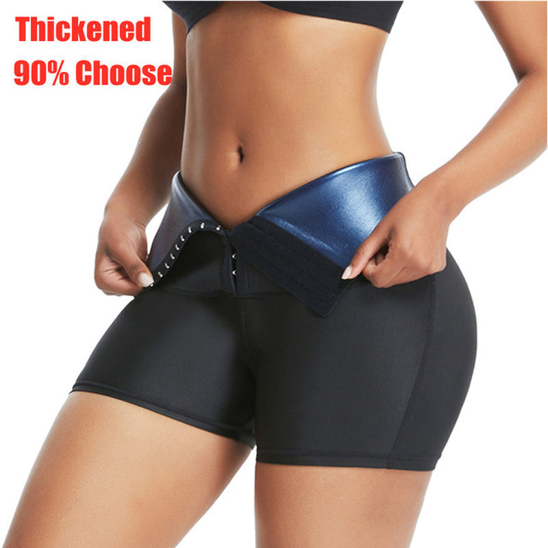 Sweat Sauna Pants Body Shaper Weight Loss Slimming Pants Waist Trainer Shapewear Tummy Hot Thermo Sweat Leggings Fitness Workout